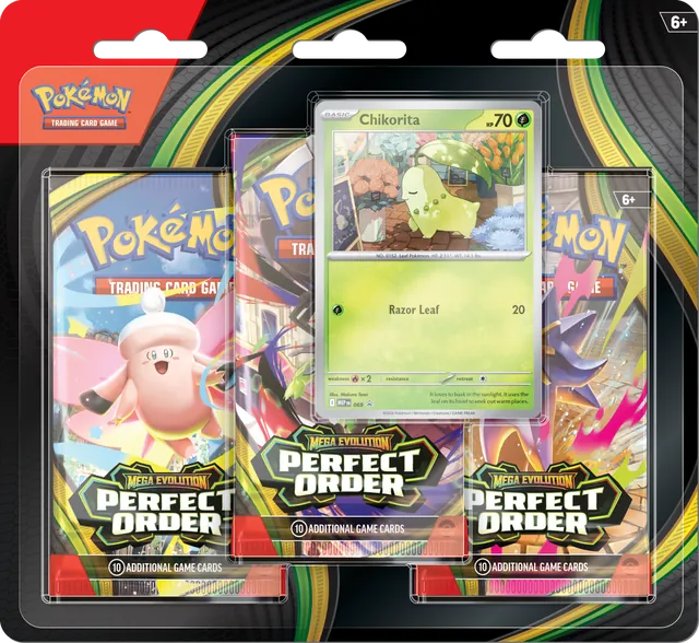 Chikorita 3-Pack Blister