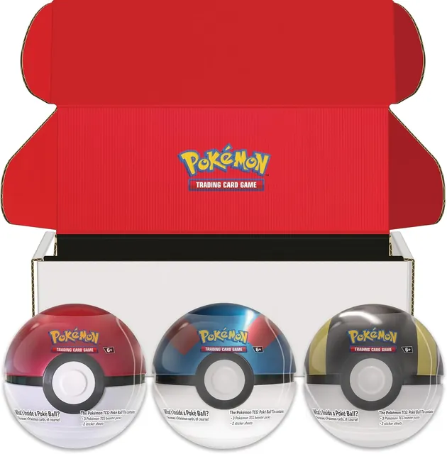 Poké Ball Tin Bundle 2024 (Poké Ball, Great Ball & Ultra Ball)