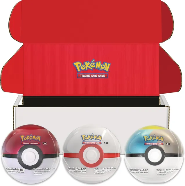 Poké Ball Tin Bundle 2024 (Poké Ball, Premier Ball & Moon Ball)