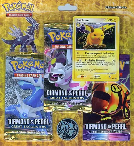 Raichu Three Pack Blister