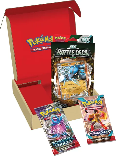 Lucario ex Battle Deck & 2 Booster Bundle