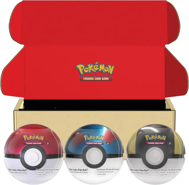 Poké Ball Tin Bundle (Poké Ball, Great Ball & Ultra Ball)