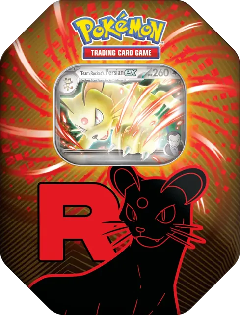 Team Rocket's Persian ex Tin