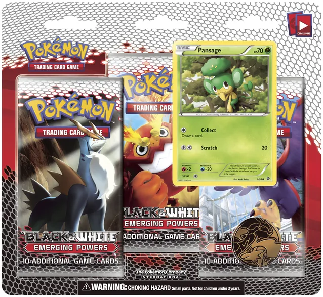 Pansage Three Pack Blister