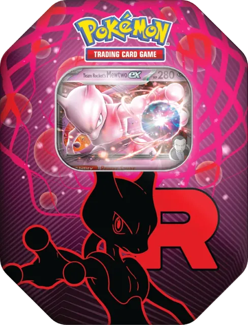 Team Rocket's Mewtwo ex Tin